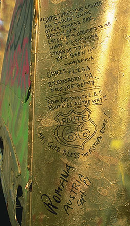 Cadillac Ranch, Texas, United States of America
: Monuments; Words.