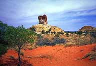A picture of Chambers Pillar; Northern Territory, Australia