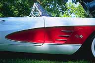 Classic Corvette lines; Wilmington, Illinois