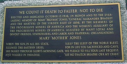 Mt. Olive, Illinois, United States of America
: Landmarks; Words.