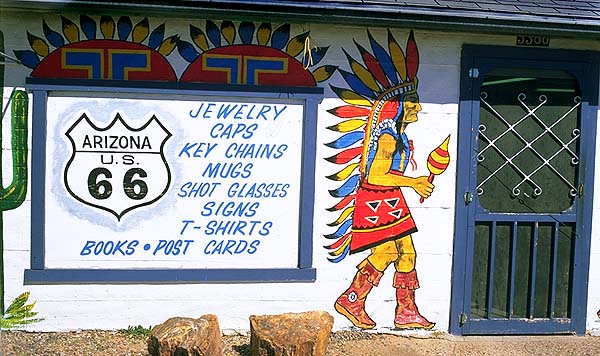Arizona Route 66, Arizona, United States of America
: Landmarks; Kitsch.