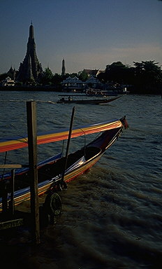 Wat Arun<br>across the Chao Phraya River<br>Bangkok, Thailand: Wat Arun, Bangkok, Thailand
: Rivers; Temples.