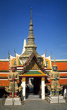 Guardians<br>Grand Palace<br>Bangkok, Thailand: The Grand Palace, Bangkok, Thailand
: Buildings; Temples.