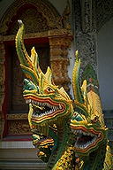Naga at the front door :: Chiang Mai, Thailand