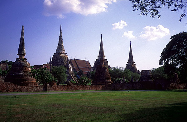 Four Stupas<br>Ayuthaya, Thailand: Ayuthaya, Thailand
: Ruins and Restorations.