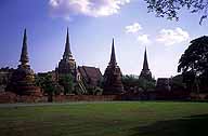 Four Stupas :: Ayuthaya, Thailand