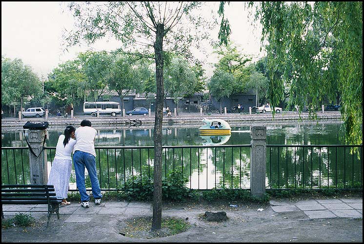 Beijing waterways<br><br>Shisha Houhai Lake :: Beijing, China: The City, Beijing, People's Republic of China
: Lakes.