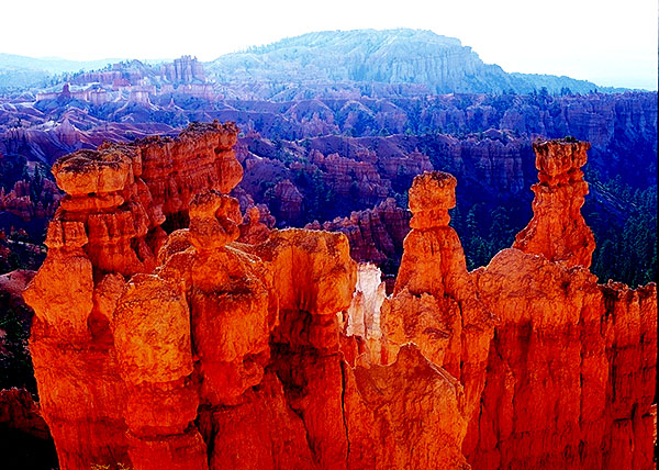 Sunset at Sunset Point<br>Bryce Canyon National Park<br>Utah, USA: Bryce Canyon National Park, Utah, United States of America
: Sunsets; Geological Formations.