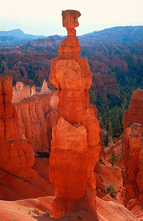 Thor's Hammer<br>Sunset Point<br>Bryce Canyon National Park<br>Utah, USA: Bryce Canyon National Park, Utah, United States of America
: Sunsets; Geological Formations.