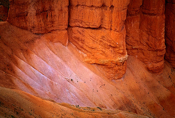 Dusk at Sunrise Point<br>A Telephoto Essay<br>Bryce Canyon National Park<br>Utah, USA: Bryce Canyon National Park, Utah, United States of America
: Abstractions; Geological Formations.