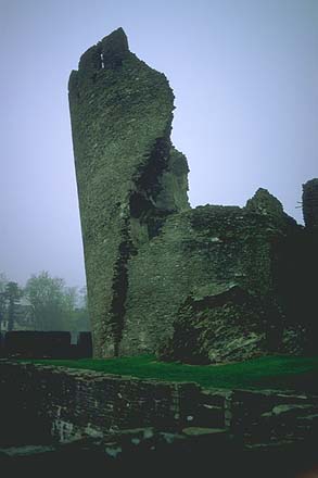 A Welsh Castle<br>Caerphilly, Wales.: Caerphilly, Wales, United Kingdom
: Ruins and Restorations.