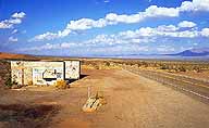 Abandoned gas bar :: Mojave Desert, California