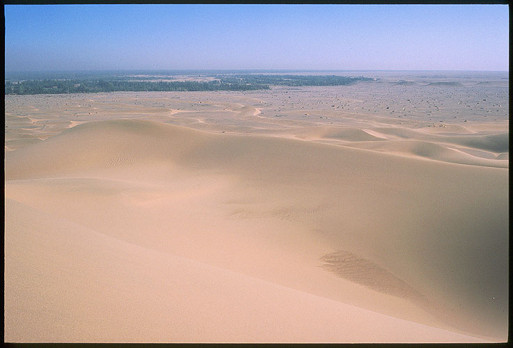 Mingh Sha Shan<br><br>The Mountains of Singing Sands<br>Dunhuang :: Gansu, China: Ming Sha Shan, Gansu, People's Republic of China
: Landscapes; Cemeteries.