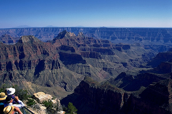 The View from Bright Angel Point<br>Grand Canyon, North Rim<br>Arizona, USA: Grand Canyon National Park, Arizona, United States of America
: Landscapes; Canyons.