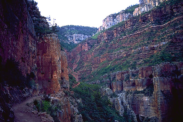 Views from the Bright Angel Trail<br>Grand Canyon, North Rim<br>Arizona, USA: Grand Canyon National Park, Arizona, United States of America
: Landscapes; Canyons.