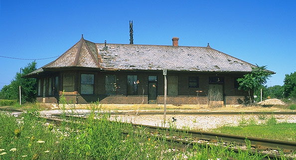 Train Station Wreck<br>Chenoa, Illinois: Chenoa, Illinois, United States of America
: Ruins and Restorations; Towns.
