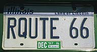Vanity Plates :: Henry's Route 66 Emprium :: Staunton, Illinois
