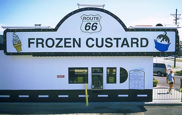 Ahhh, frozen custard!<br>Joplin, Missouri: Missouri Route 66, Missouri, United States of America
: Eat-Drink.