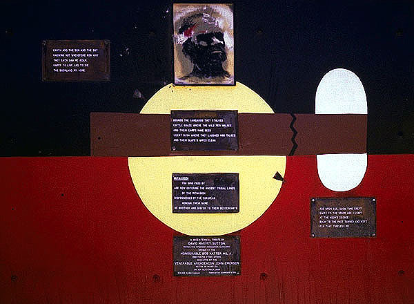 Memorial to the Kalkadoon & Mitakoodi Massacre<br>Between Mt. Isa and Cloncurry<br>Queensland, Australia: Queensland, Australia
: Indigenous Peoples; Monuments.