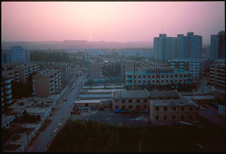 Korla :: Xinjiang, China: Korla, Xinjiang, People's Republic of China
: Sunsets; City Scenes.