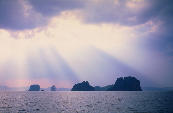 In the Andaman Sea<br>near Krabi, Thailand: The Andaman Sea, Krabi, Thailand
: The Natural Order; Shorelines.