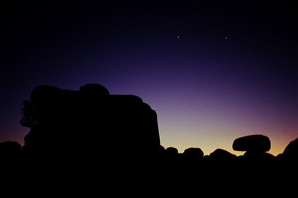 Devils Marbles<br>Northern Territory, Australia: Devils Marbles, Northern Territory, Australia
: The Natural Order; Sunsets.