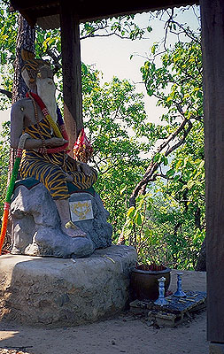 A hill tribe shrine<br>Mae Hong Son Loop: Mae Hong Son Loop, Thailand
: Temples.