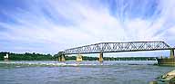 The Chain of Rocks Bridge :: Crossing the Mississippi River to Missouri :: Granite City, Illinois