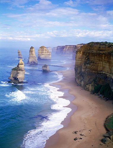 The 12 Apostles<br>Great Ocean Road<br>Victoria, Australia: The Great Ocean Road, Victoria, Australia
: Shorelines; Landscapes.