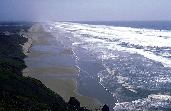 Oregon Coastal Dunes<br>Oregon, USA: Oregon Coast, Oregon, United States of America
: Coastal Shoreline Scenes; Landscapes.