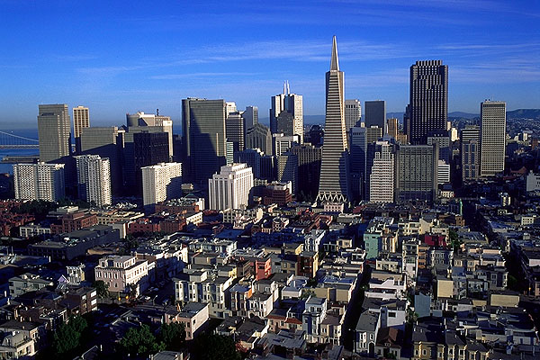 San Francisco Skyline<br>San Francisco, California: San Francisco, California, United States of America
: City Scenes; Buildings.