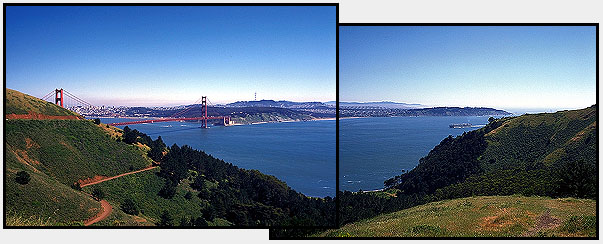 The Golden Gate and Outter Bay<br>San Francisco, California: San Francisco, California, United States of America
: Engineering Feats; Landscapes.