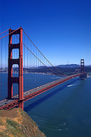 The Golden Gate Bridge<br>San Francisco, California: San Francisco, California, United States of America
: Engineering Feats; City Scenes.