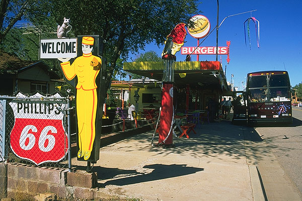 Along Old Route 66<br>Seligman, Arizona: Seligman, Arizona, United States of America
: Kitsch; Landmarks.