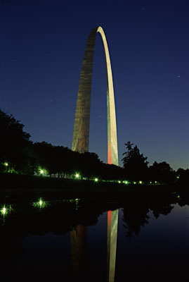 The St. Louis Arch<br>St. Louis, Missouri: St. Louis, Missouri, United States of America
: Monuments; Landmarks.