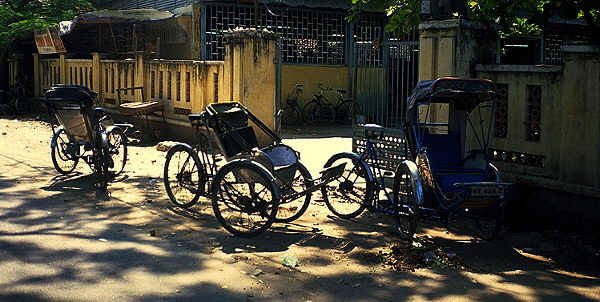 Resting Cyclos<br>Nha Trang, Vietnam: Hanoi, Vietnam
: City Scenes.