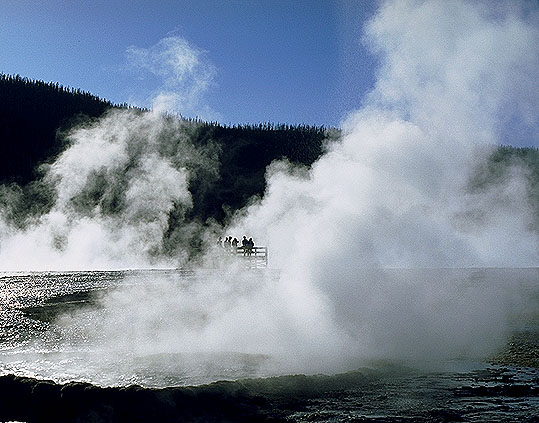 Black Sand Basin<br>Yellowstone National Park<br>Wyoming, USA: Yellowstone National Park, Wyoming, United States of America
: Geological Formations.