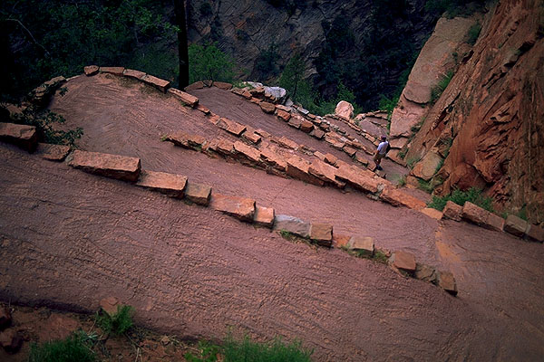 Willy's Wiggle<br>Angel's Landing Trail<br>Zion National Park<br>Utah, USA: Zion National Park, Utah, United States of America
.