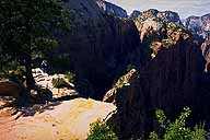 Beginning the Descent :: Angel's Landing Trail :: Zion National Park :: Utah, USA