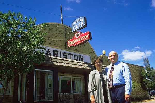 Nick and Demi<br>The Ariston Cafe<br>Litchfield, Illinois: Litchfield, Illinois, United States of America
: Eat-Drink; Landmarks.
