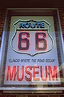 Route 66 Museum and Hall of Fame :: Dixie Trucker's Home :: North of Springfield, Illinois