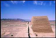 Jiayuguan :: Protecting the Ming Dynasty's Westernmost Extreme :: A beacon tower along the last expanse of Ming Great Wall