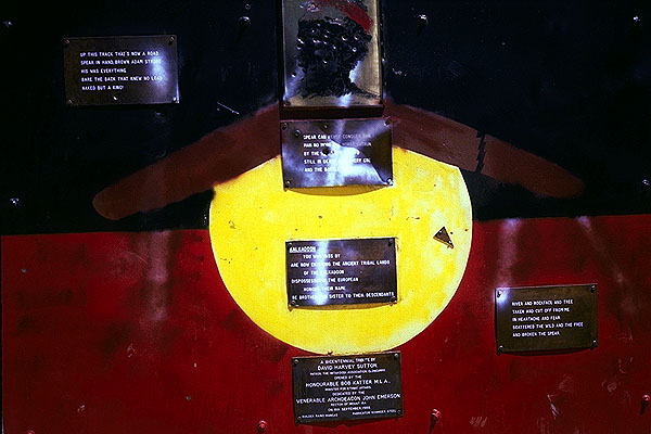 Memorial to the Kalkadoon & Mitakoodi Massacre<br>Near Mt. Isa<br>Western Queensland, Australia: Queensland, Australia
: Indigenous Peoples; Monuments.