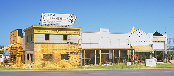 Future (present?) site of<br>The National Route 66 Museum<br>Elk City, Oklahoma: Oklahoma Route 66, Oklahoma!, United States of America
: Monuments.