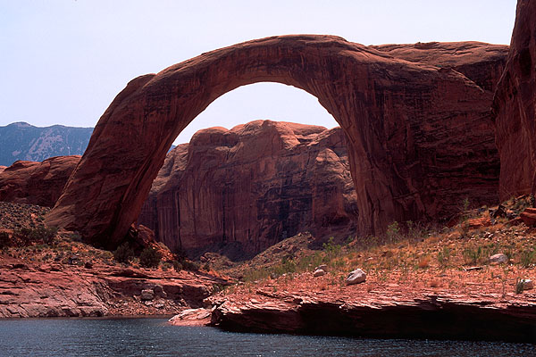 Rainbow Bridge<br>Lake Powell, Utah: Lake Powell National Recreation Area, Utah, United States of America
: Geological Formations; Lakes.