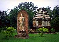 Small Standing Buddha :: Sukhothai, Thailand