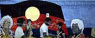 Aboriginal Flag :: Wall Mural in Townsville :: Queensland, Australia