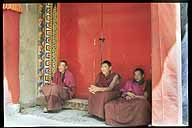 Three young monks.